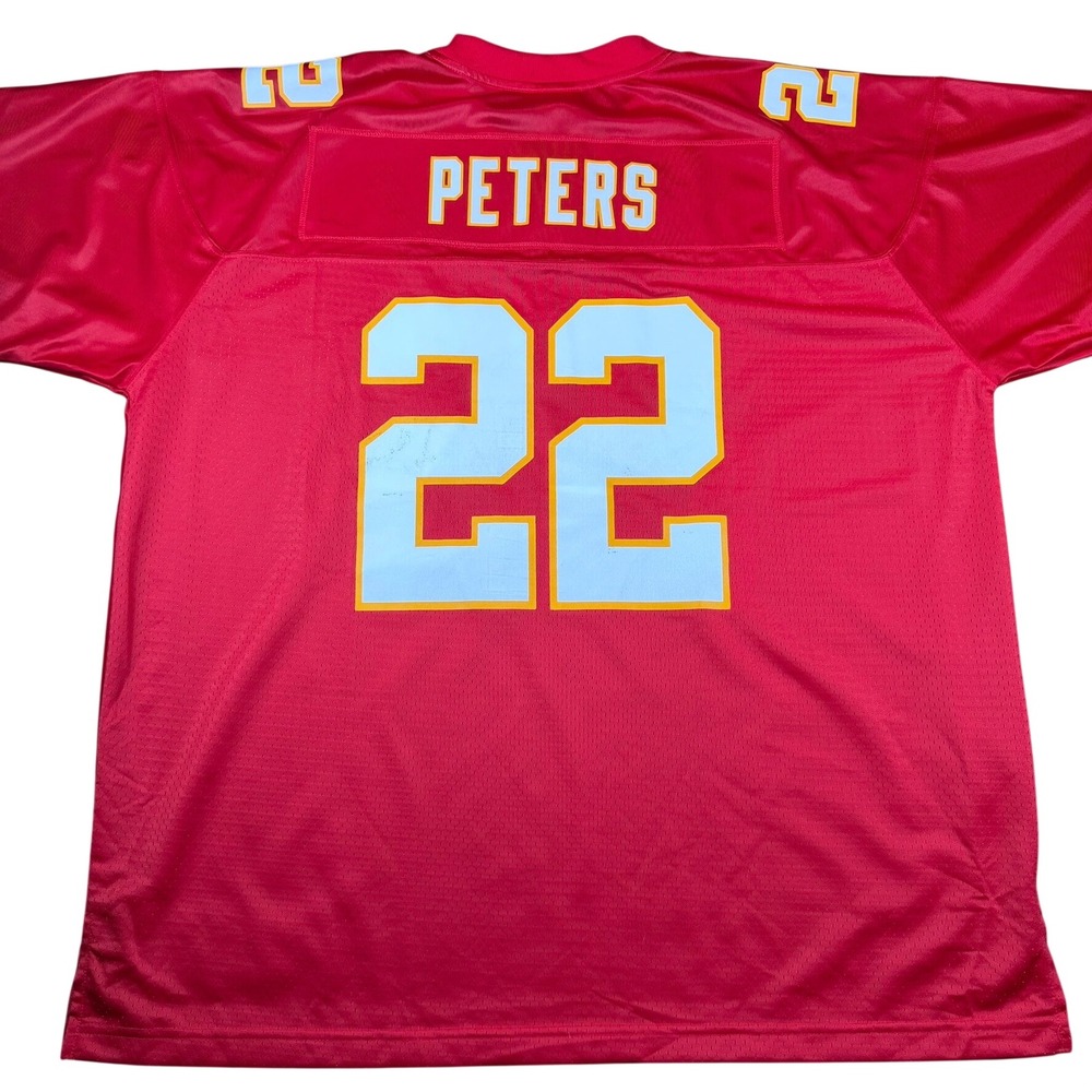 NFL Pro Line Marcus Peters Jersey Mens 2XL‎ Red Chiefs 22 Football Gameday
